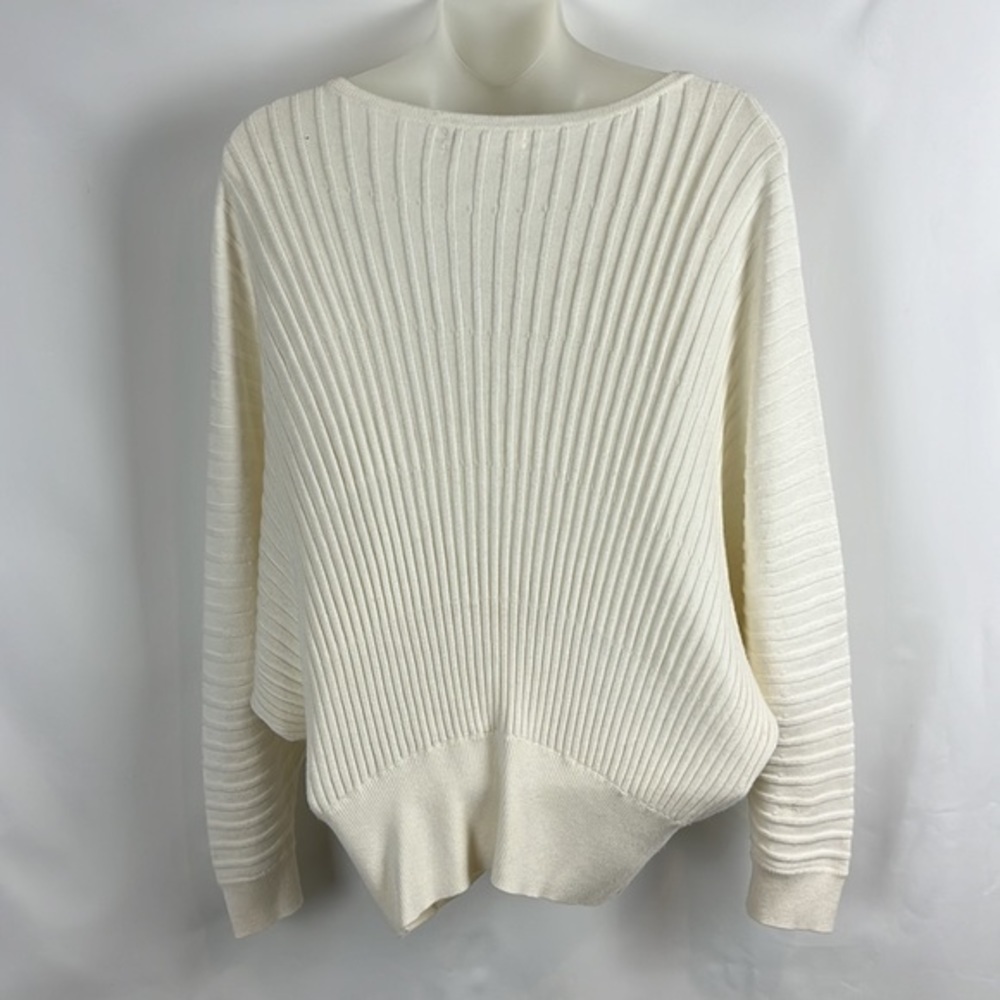 Anthropologie Ivory Karla Boat Neck Alpaca Blend Pullover Sweater Size XS - Picture 8 of 10